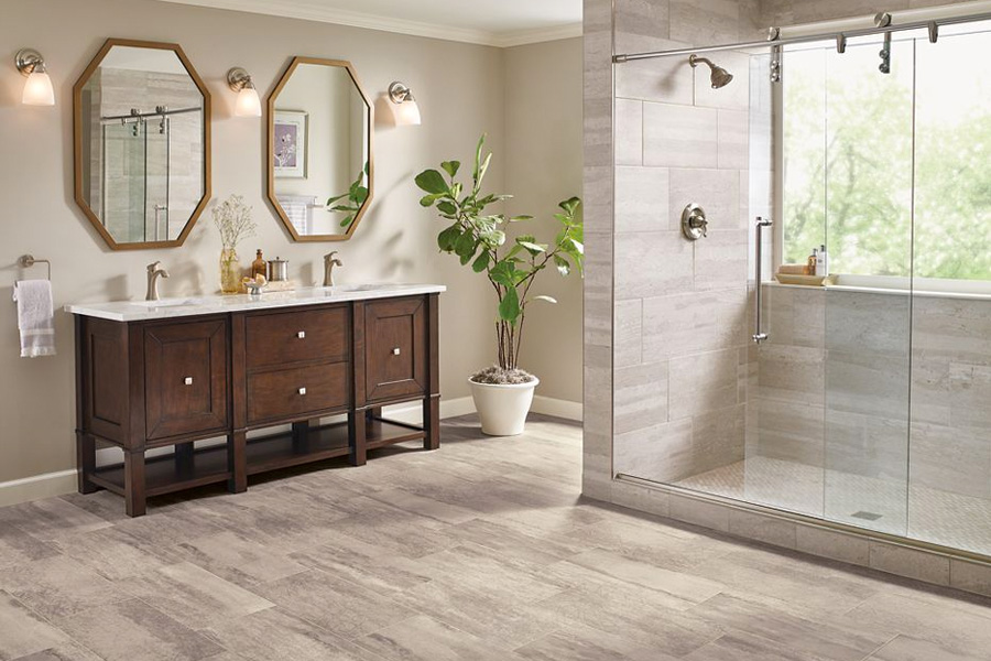 Flooring for washrooms